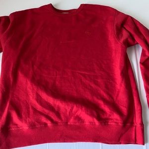 Red Champion Crewneck